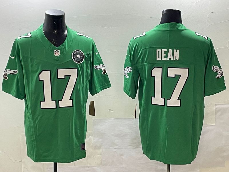 Men Philadelphia Eagles #17 Dean Green three generations 2025 Nike Vapor Limited NFL Jersey style 3->philadelphia eagles->NFL Jersey